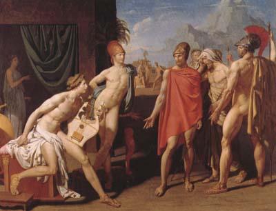 Jean Auguste Dominique Ingres Achilles Receives the Envoys of Agamemnon (mk04) oil painting picture